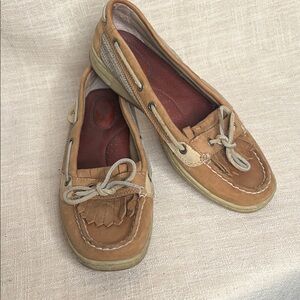 Sperry Top Sider Women's Tan Boat Shoes Size 7.5